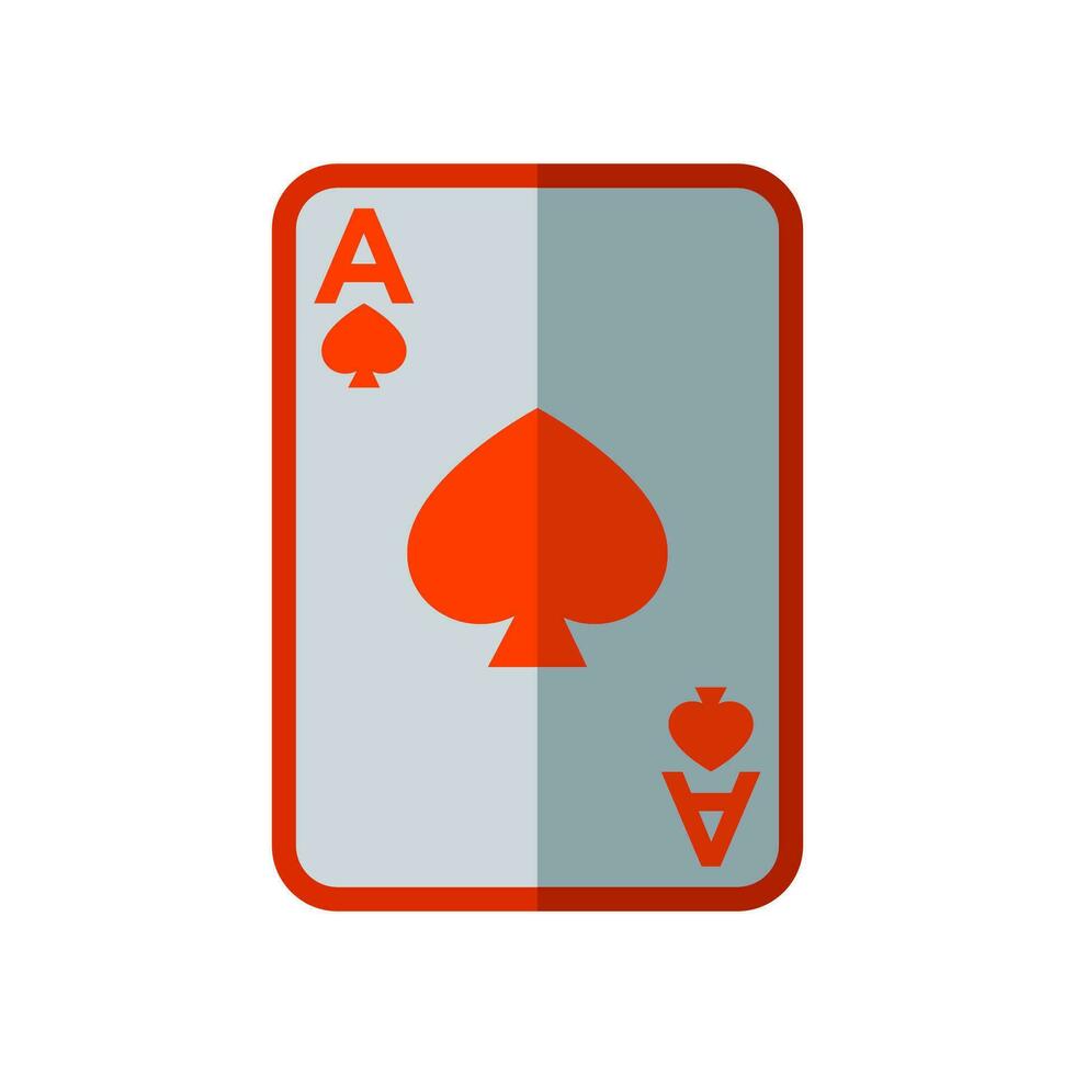 poker carta icona design vettore