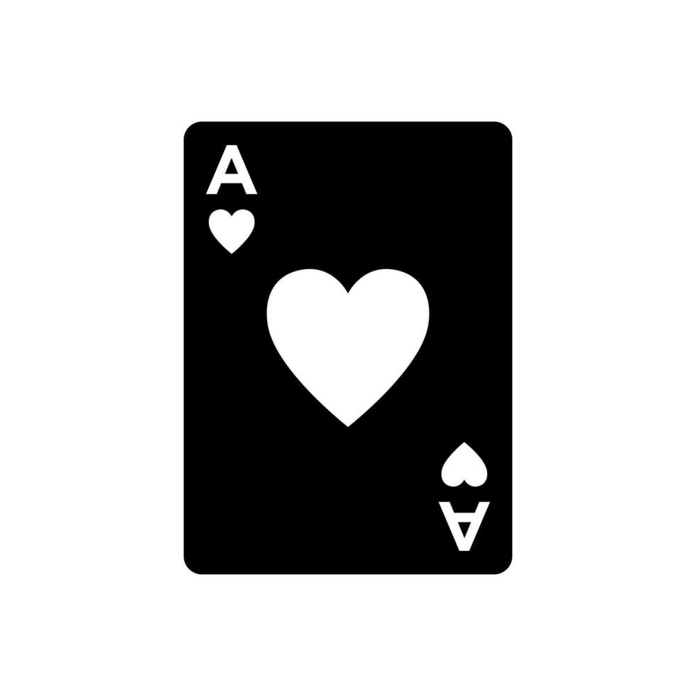 poker carta icona design vettore