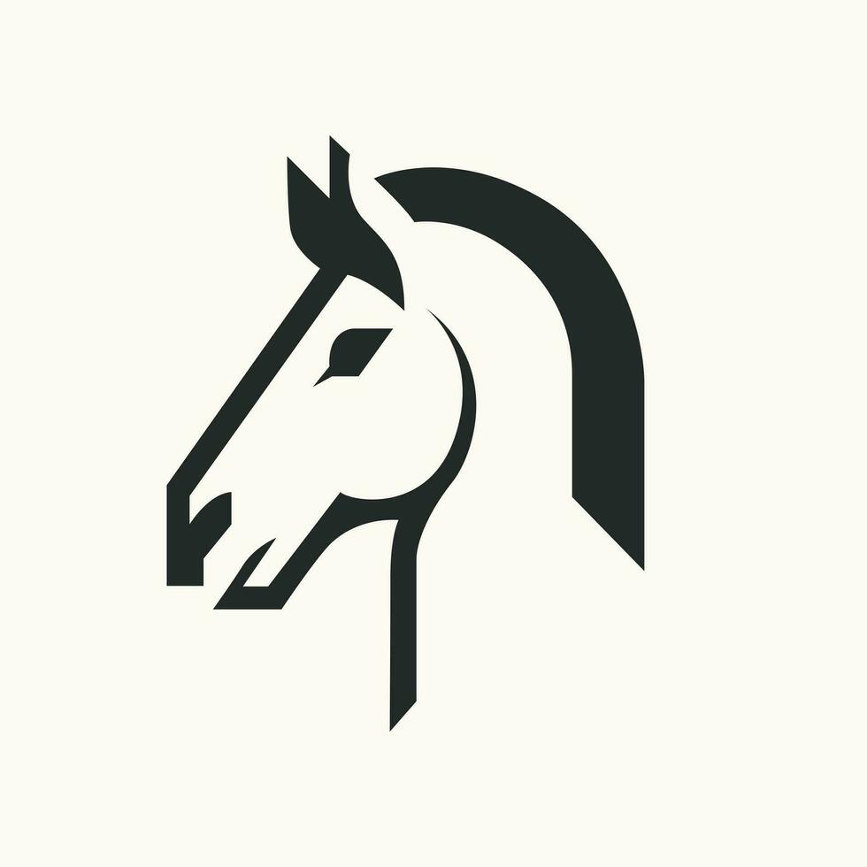 galoppo in eleganza con nostro vettore cavallo icona logo. un' simbolo di forza e adornare, Perfetto per aggiungendo un' toccare di maestoso fiuto per il tuo marca.