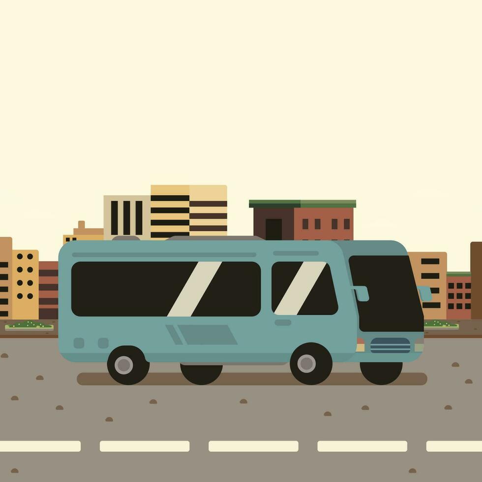 autobus, città, veicolo vettore