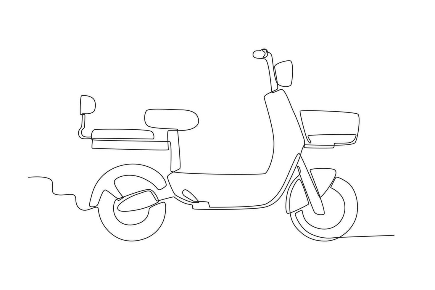 lato Visualizza di un elettrico il motore vettore