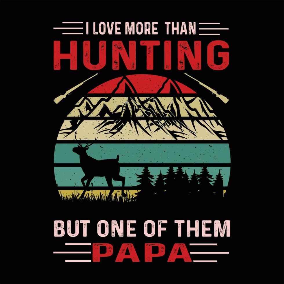 io amore Di Più di caccia ma uno di loro papà vettore