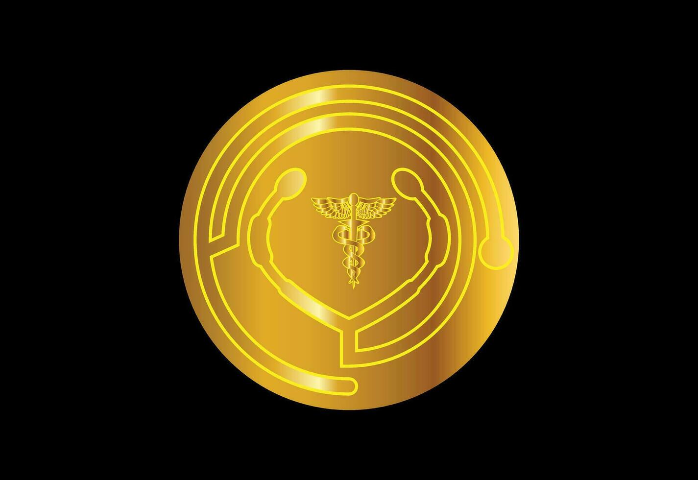 Salute, medico linea icona design assistenza sanitaria icone - inteligente medico logo concetto design vettore