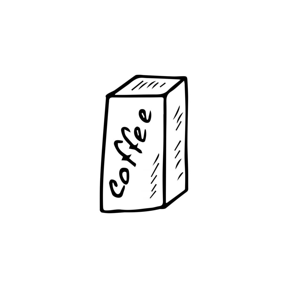 caffè doodle artb 1 vettore