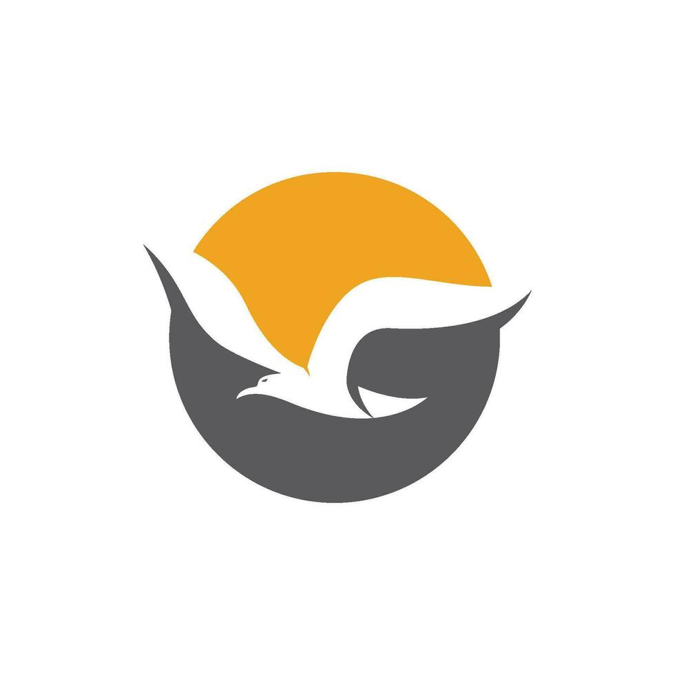 uccello logo modello vettore illustrazione