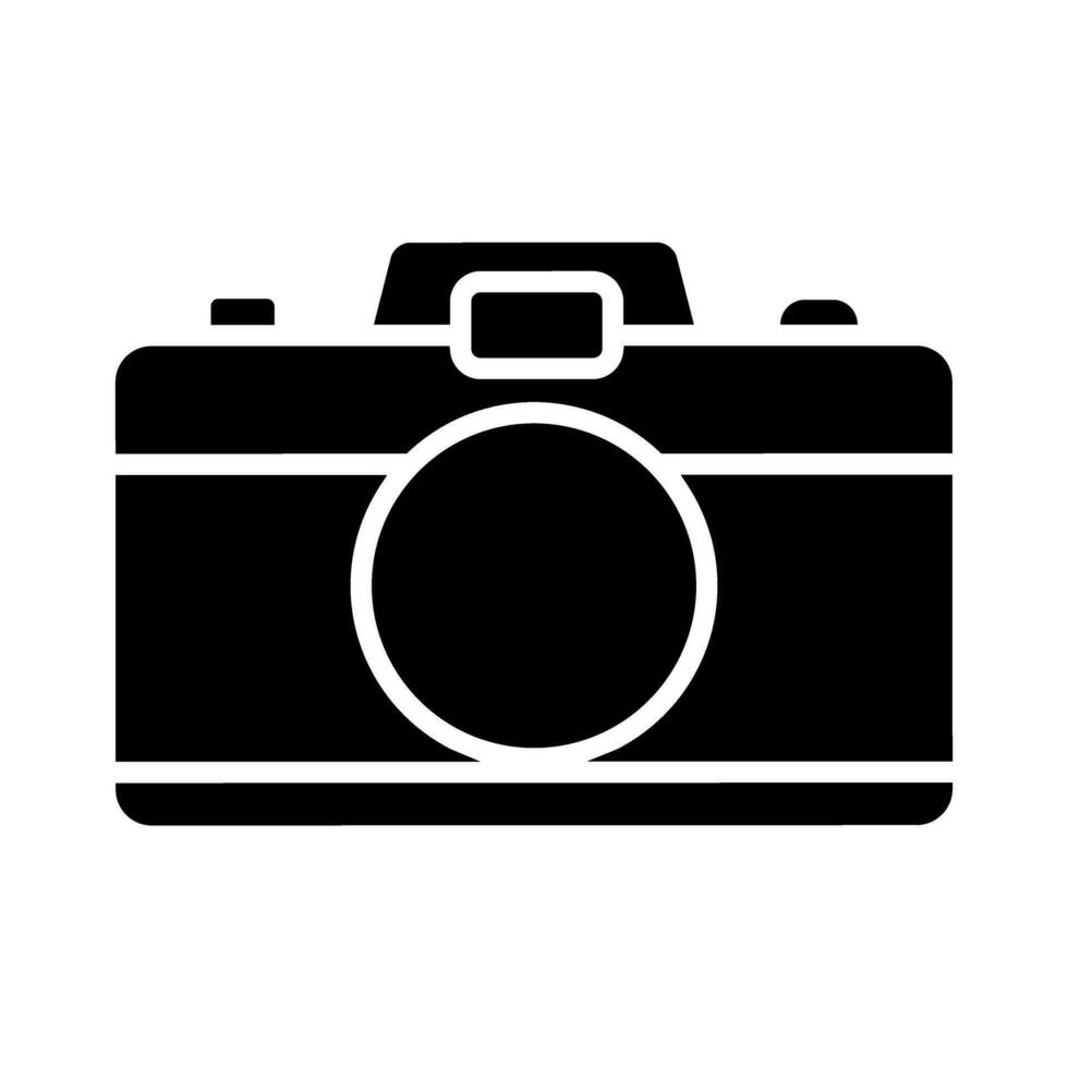 telecamera icona vettore. foto illustrazione cartello. foto studio simbolo o logo. vettore