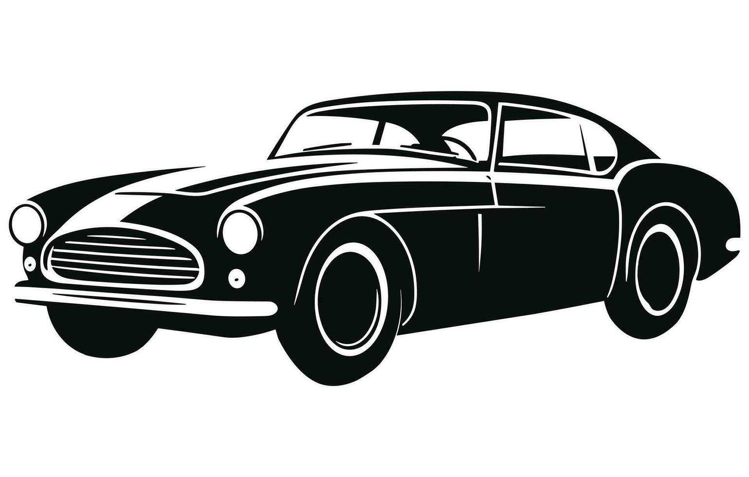 Vintage ▾ lusso gli sport auto design , classico Vintage ▾ gli sport macchina. vettore e illustrazione
