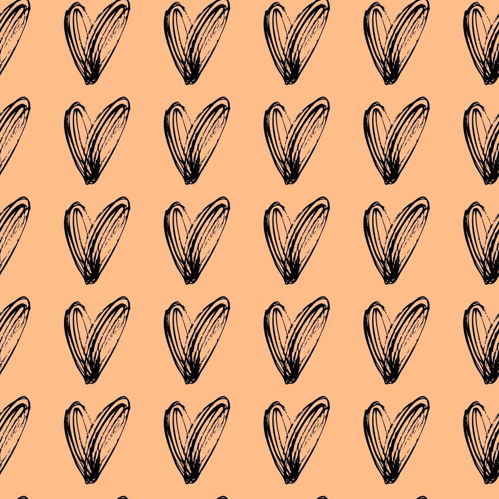 vector seamless pattern piccoli cuori