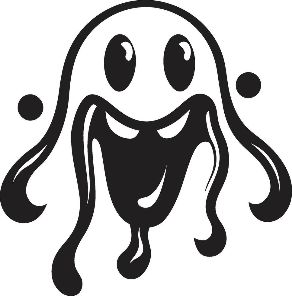 gelatinoso ghoul un' limo mostro nel vettore stregoni segreto un enigmatico limo emblema