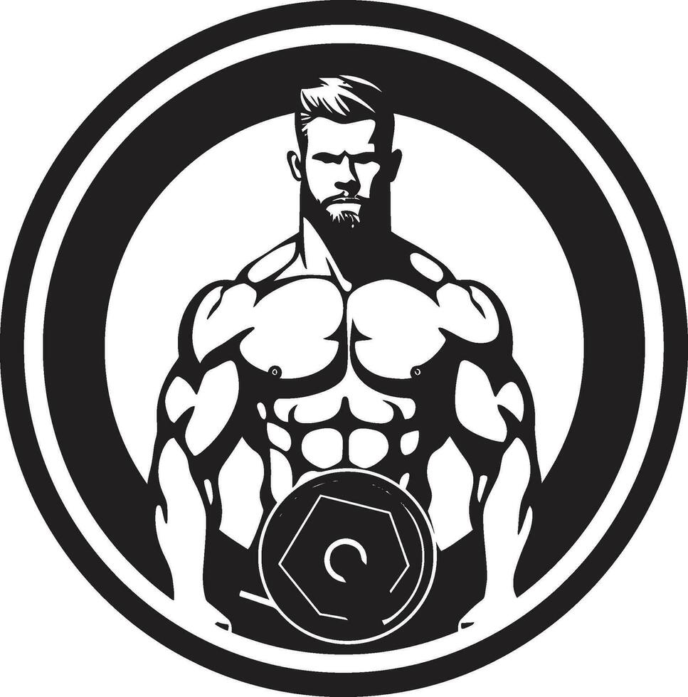 muscolo manifesto vettore disegni per fitness e bodybuilding fitness montatura esercizio vettore icone nel bodybuilding