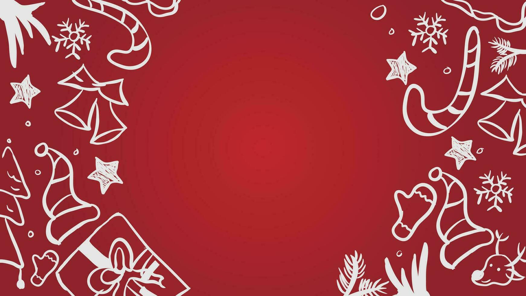 rosso sfondo allegro Natale, pattren sfondo, Natale collezione sfondo, illustrazione vettore, sfondo, copia spazio vettore