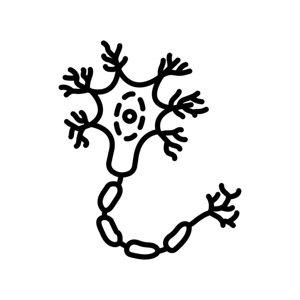 neurone icona nel vettore. logotipo vettore