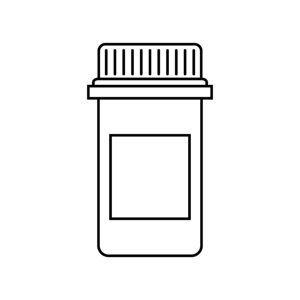 pillole icona vettore. antibiotici illustrazione cartello. vitamine simbolo o logo. vettore