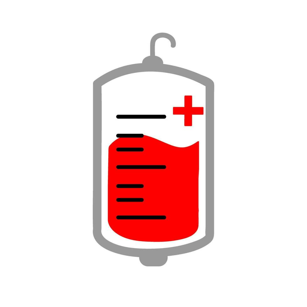 sangue icona vettore. sangue trasfusione illustrazione cartello. sangue genere simbolo o logo. vettore