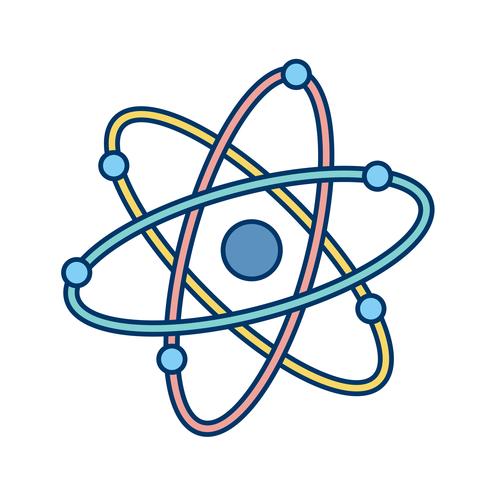 Icona di vettore Atom