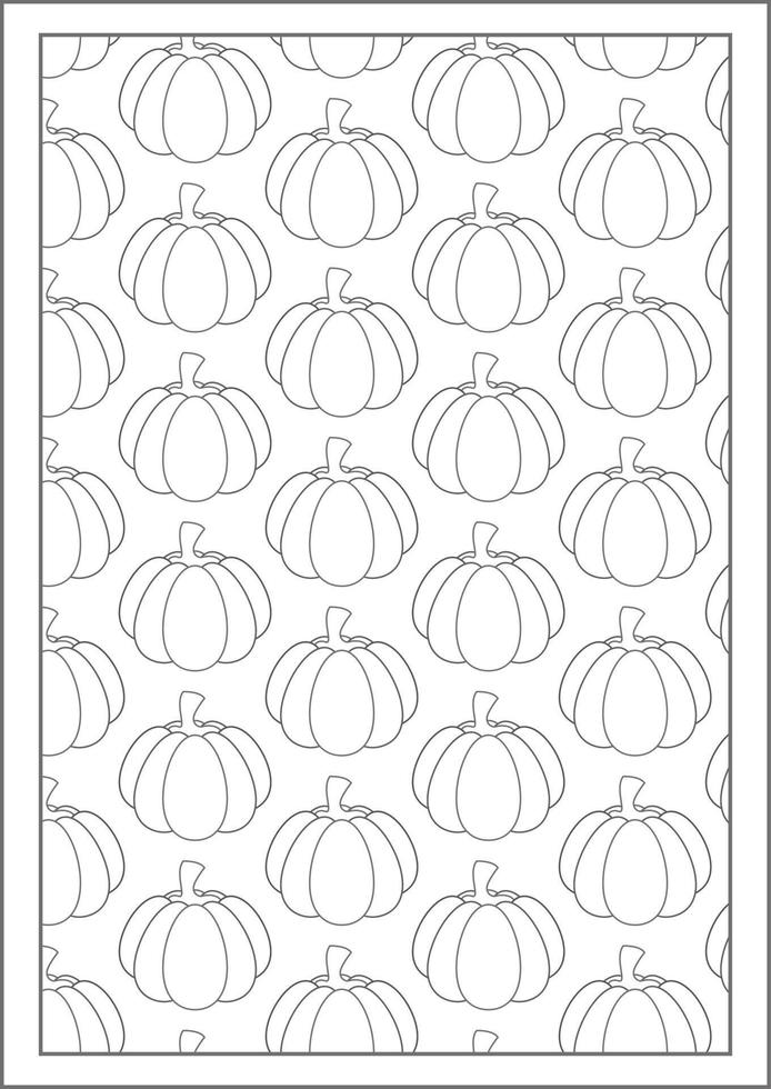 pagine da colorare di halloween stampabili pattern vettore