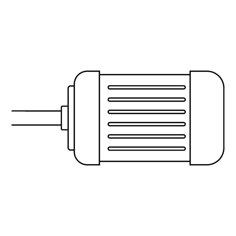 elettrico il motore icona vettore