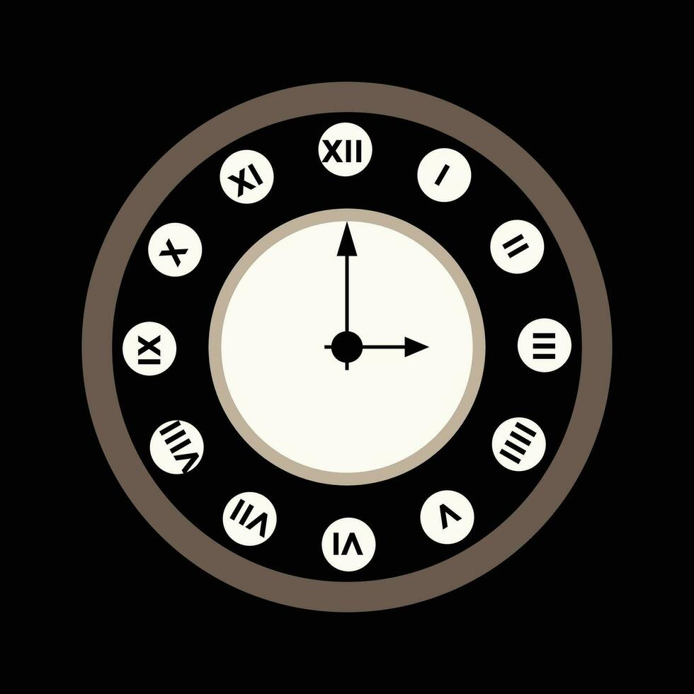 orologio Timer vettore design elemento.
