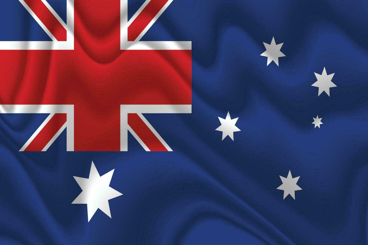 3d vettore realistico Australia bandiera sfondo