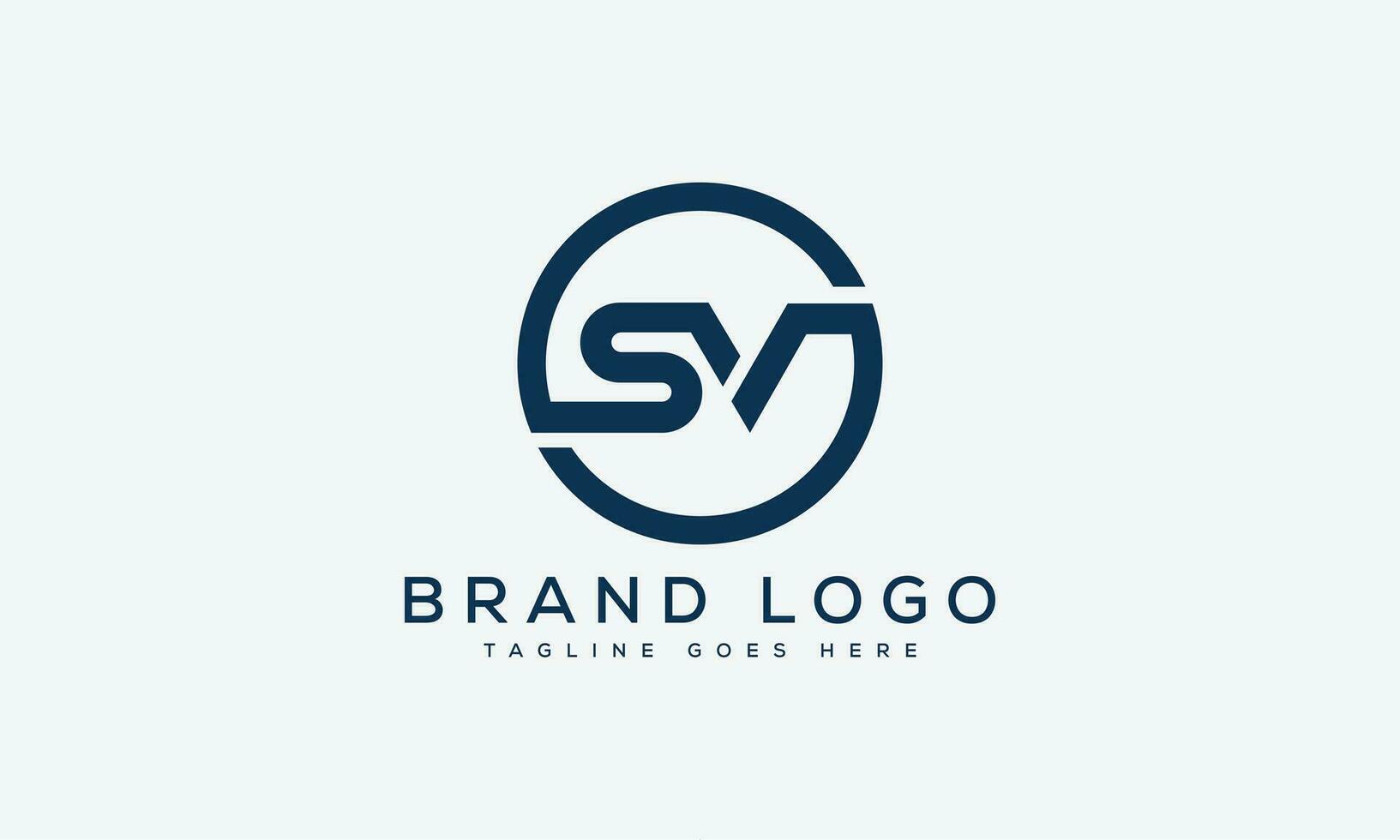 lettera sv logo design vettore modello design per marca.