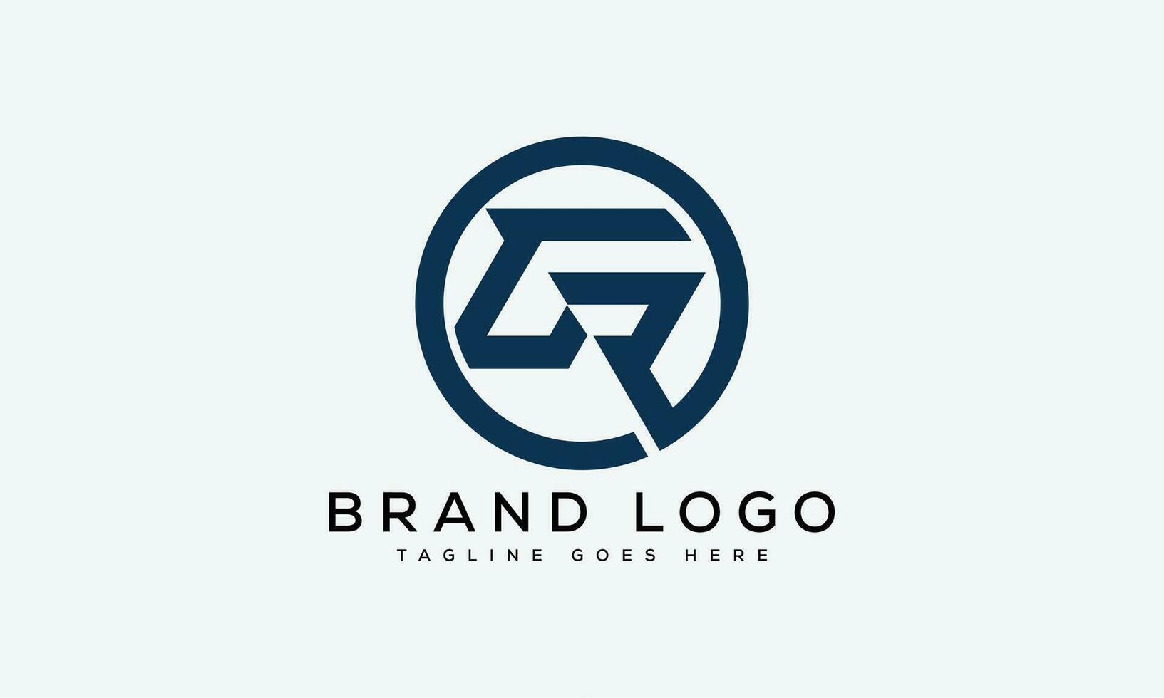 lettera gr logo design vettore modello design per marca.