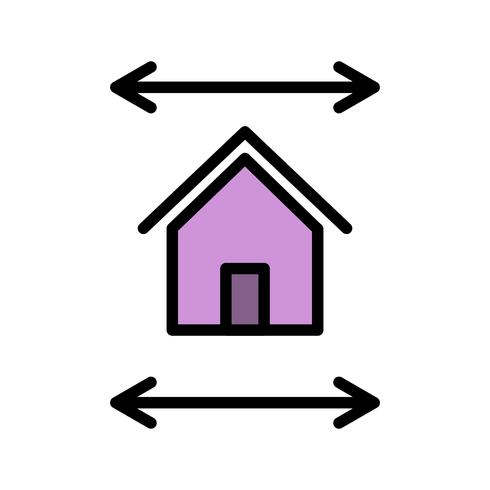 icona di vettore del modello immobiliare