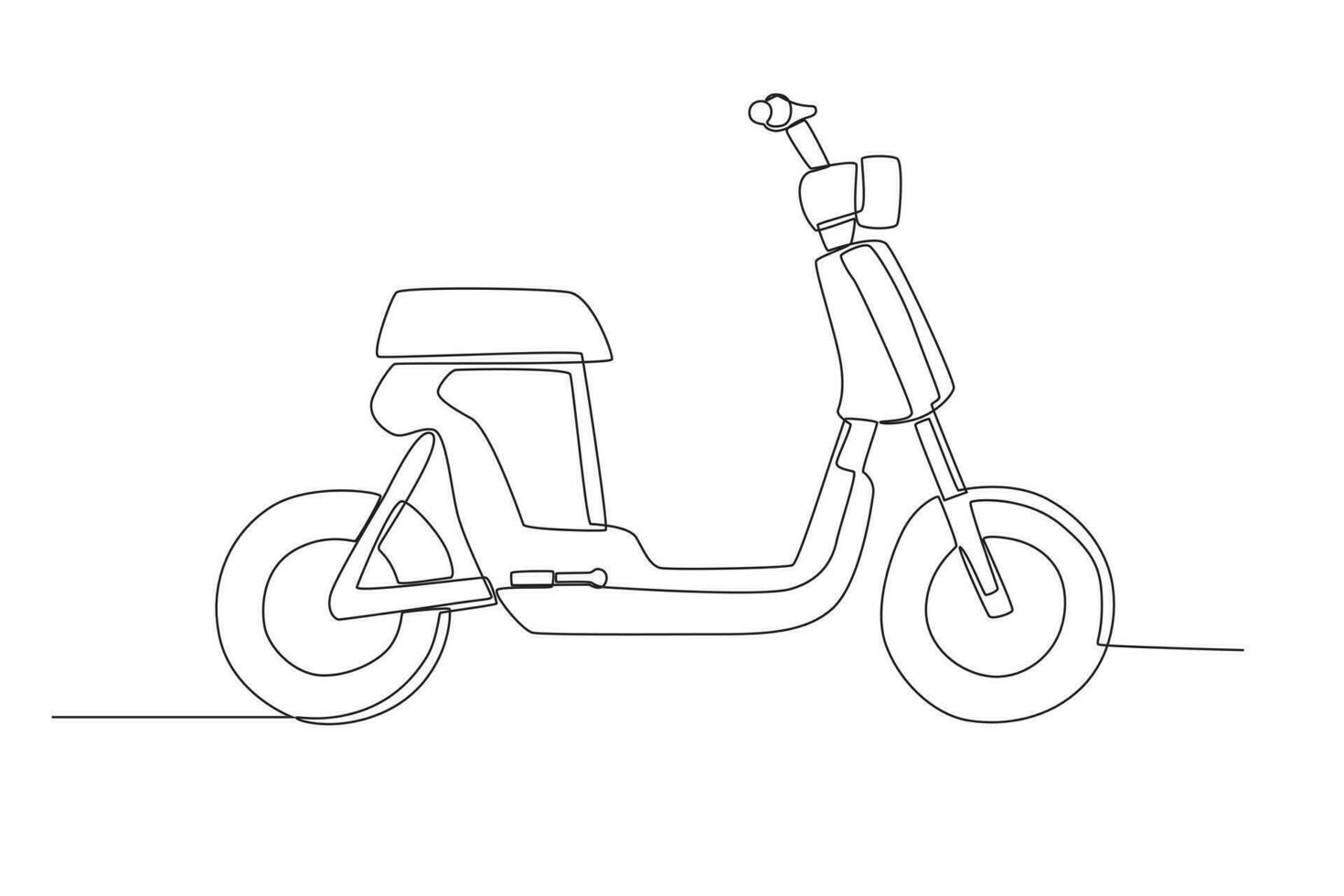 un elettrico bicicletta per equitazione vettore