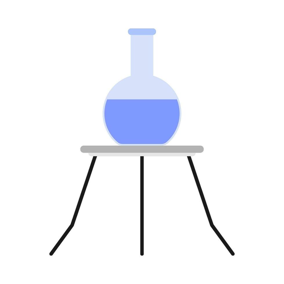 laboratorio attrezzatura coppa piatto illustrazione vettore