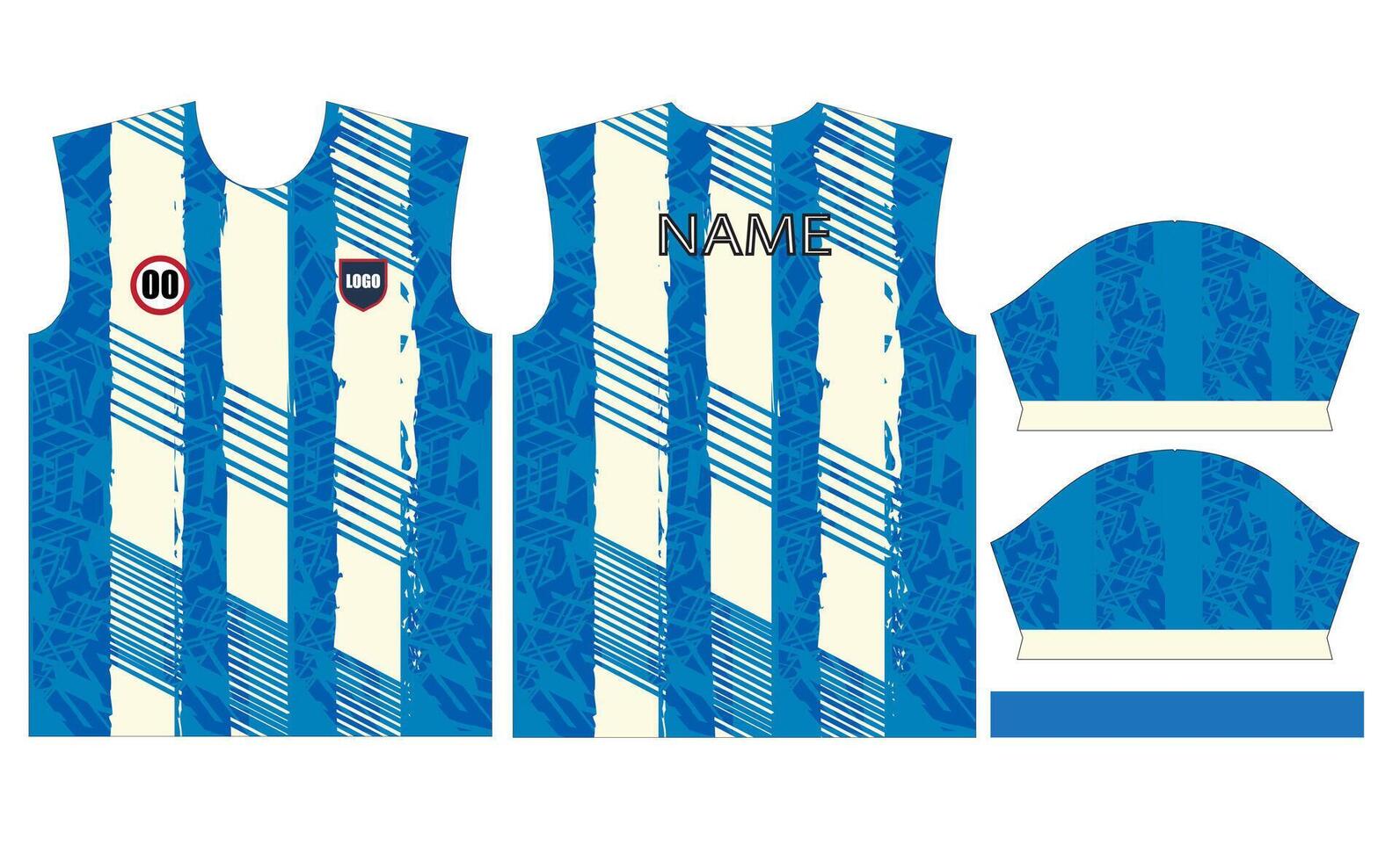 calcio maglia design per sublimazione o calcio cricket maglia design vettore