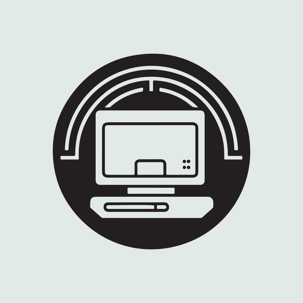 computer logo immagini vettore