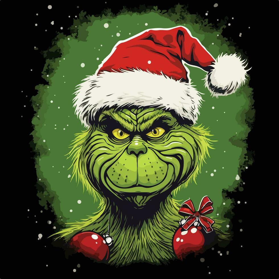 grinch Natale vettore