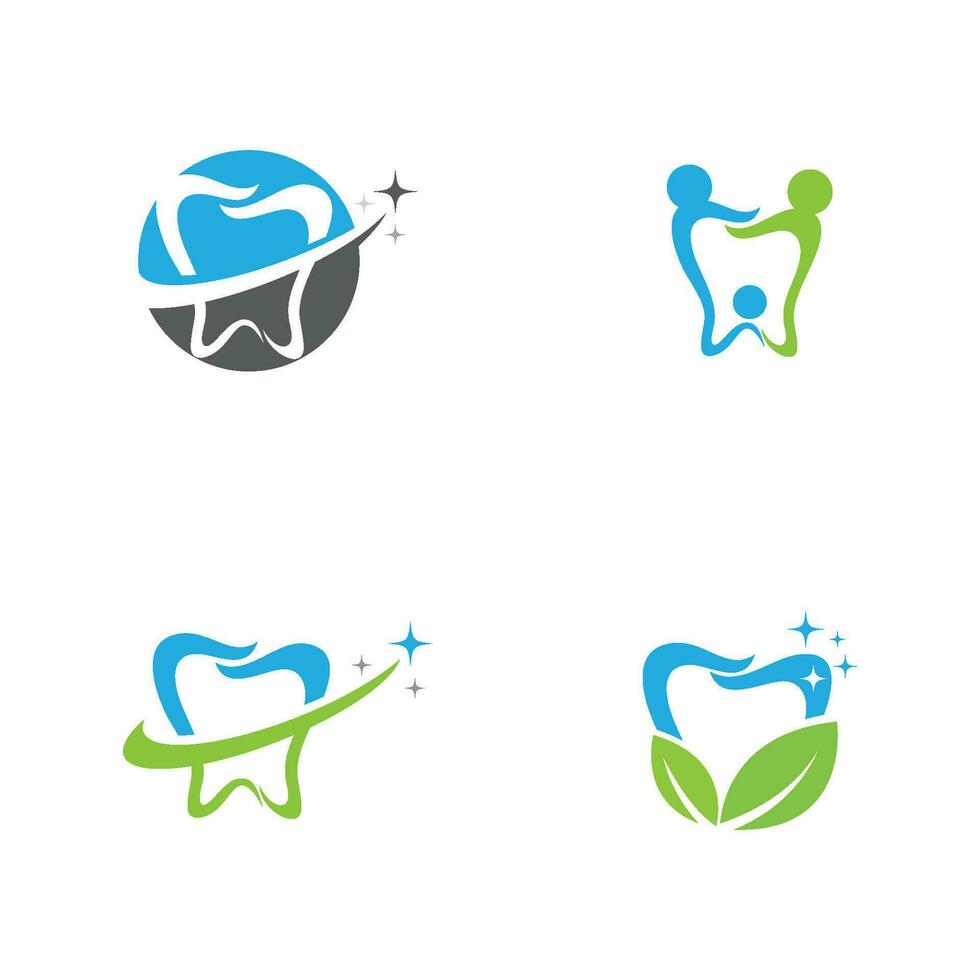 illustrazione vettoriale del modello di logo dentale