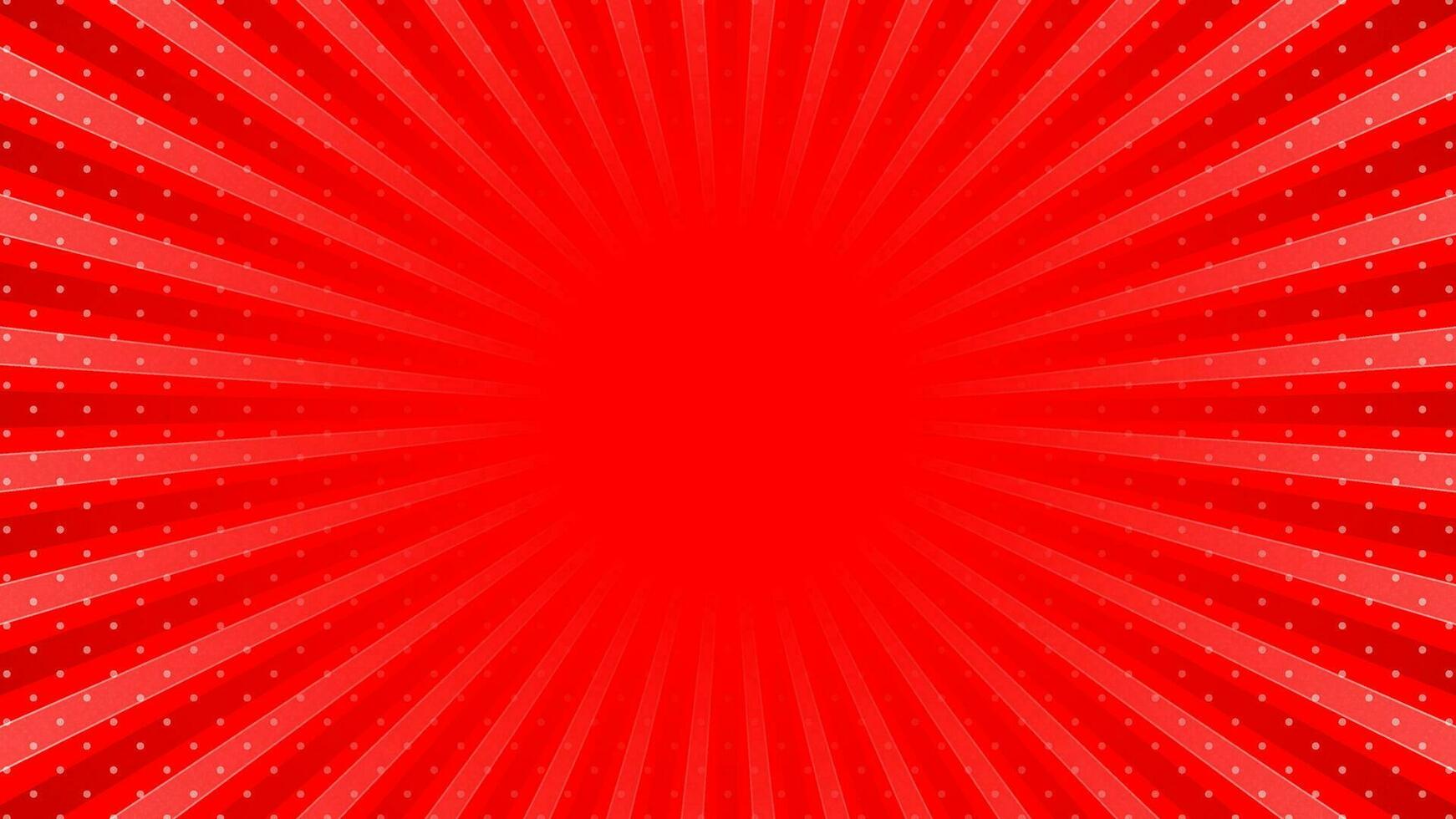 rosso sole raggi retrò con carta struttura sfondo. astratto scoppiare sole raggi modello design. vettore illustrazione