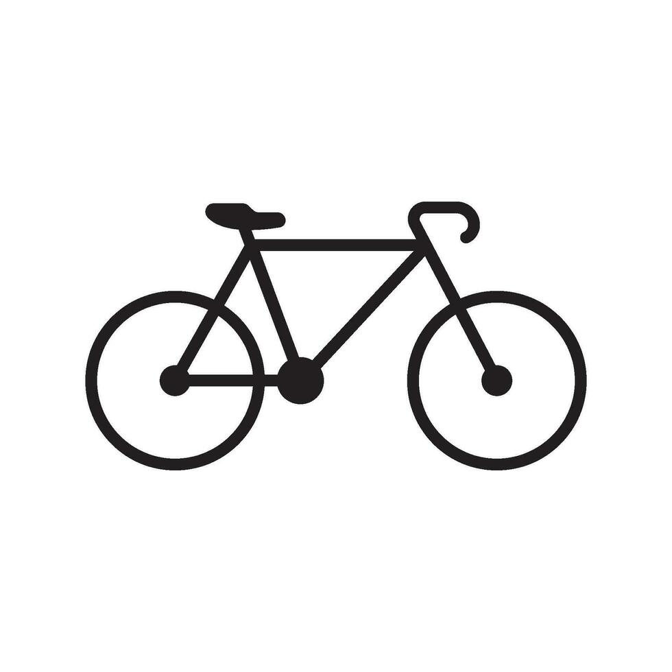 vettore icona bicicletta