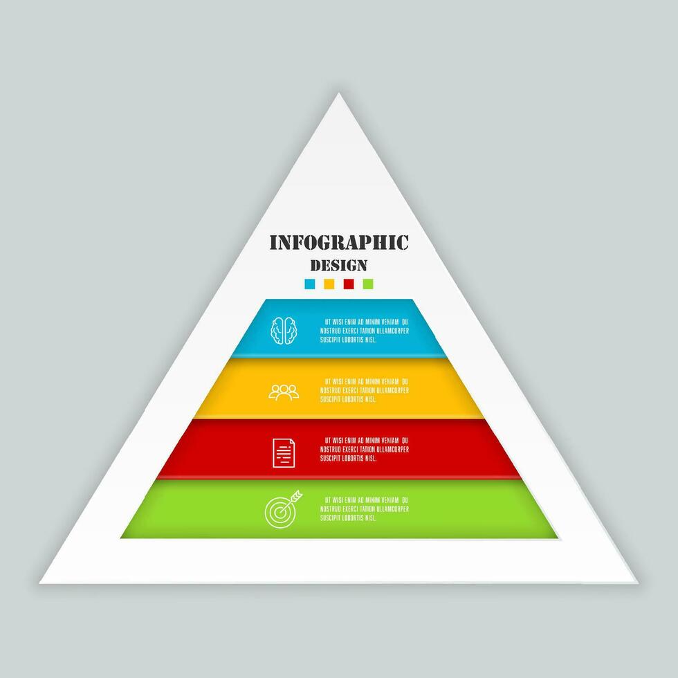 vettore attività commerciale Infografica concetto con linea icona processi. modello design 4 fare un passo.