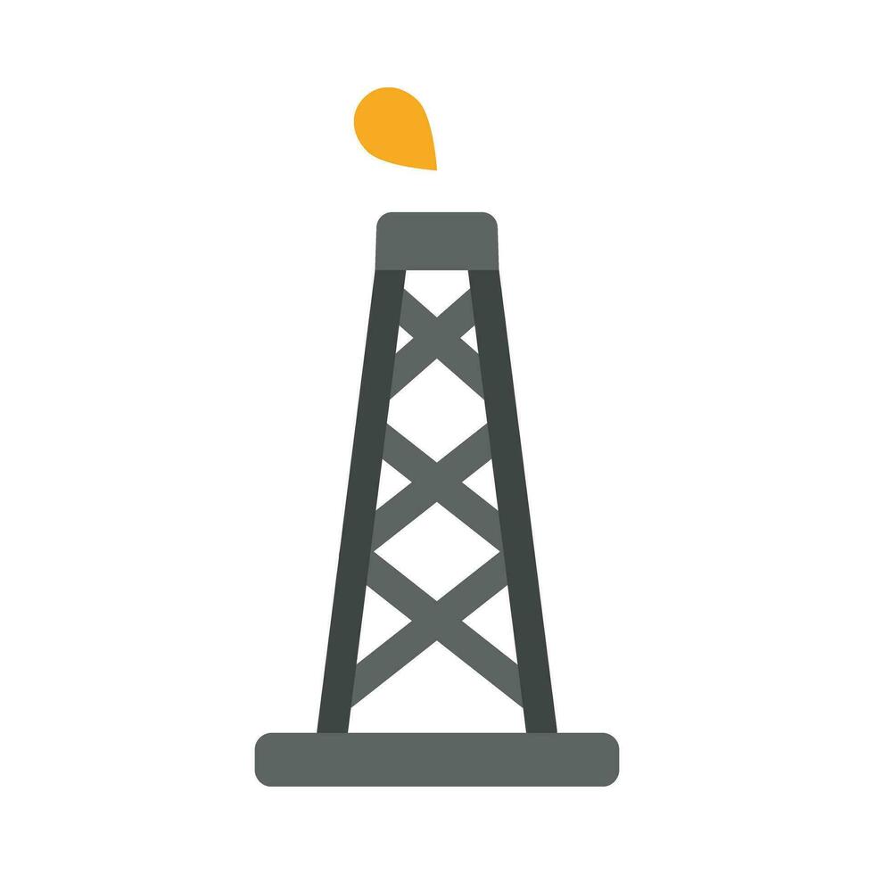 olio Torre vettore piatto icona per personale e commerciale uso.