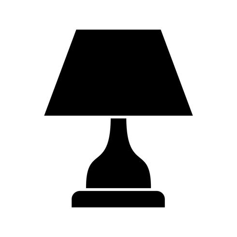 Icona di vettore della lampada