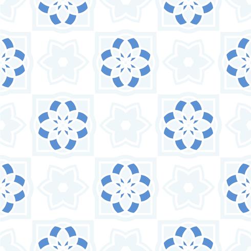 Piastrelle azulejo portoghesi. Modelli senza cuciture vettore