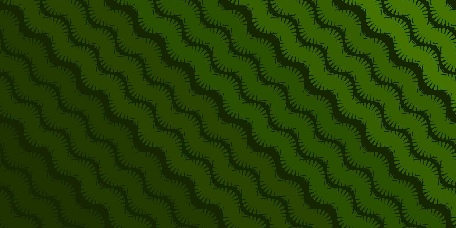ondulato linee, astratto verde erba onda modello struttura su a strisce sfondo, sfondo, tappeto o prato superiore Visualizza, ondulato verde linee, naturale biologico prodotti, vettore illustrazione