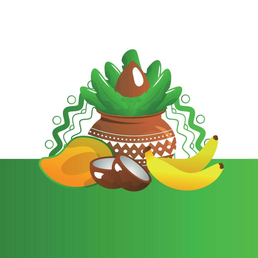 Ugadi indiano Festival vettore