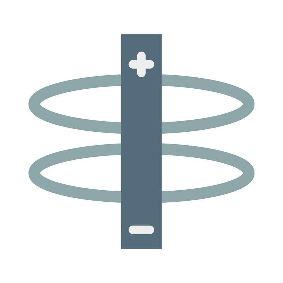 elettromagnetico vettore piatto icona per personale e commerciale uso.