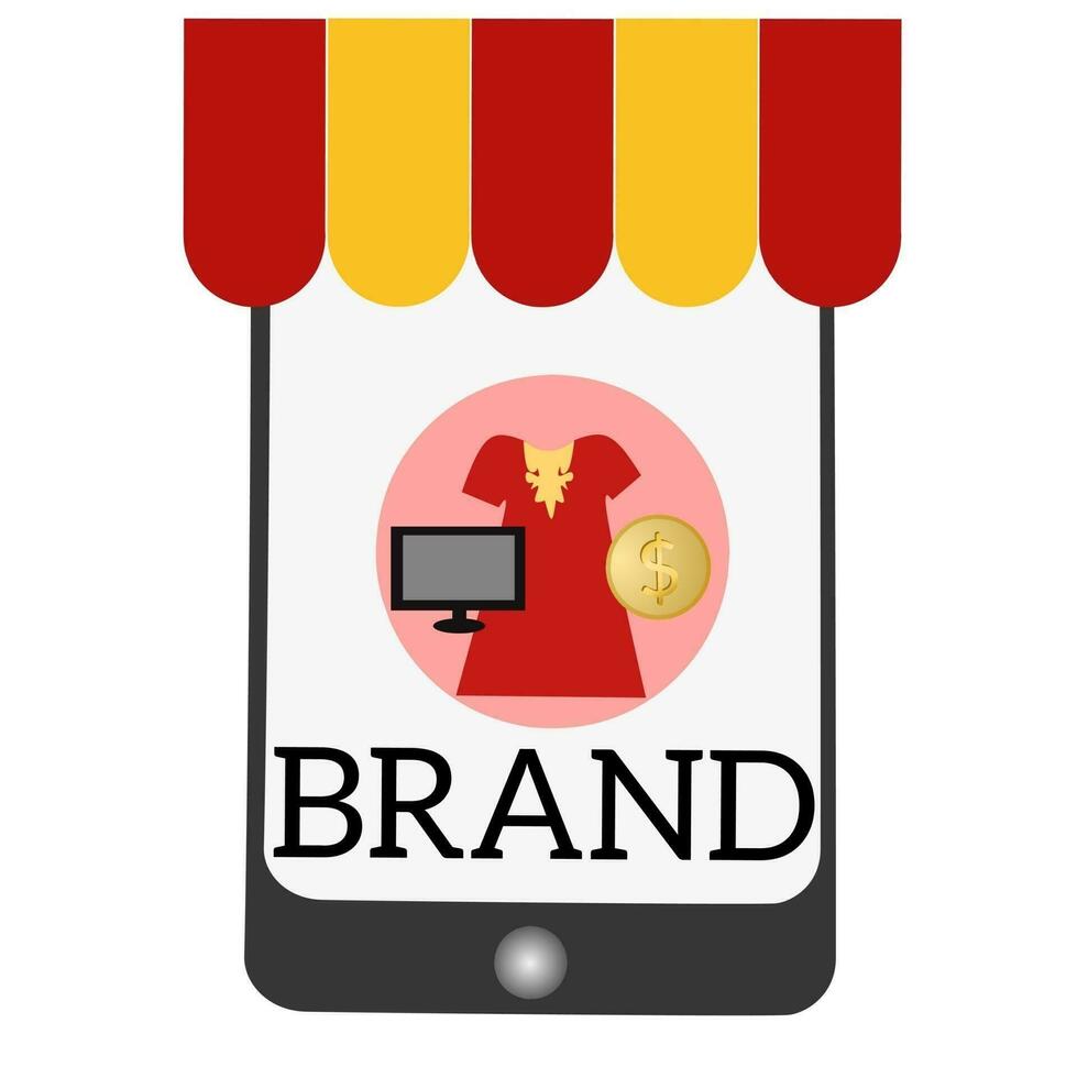 il branding e marketing di un' mobile App vettore