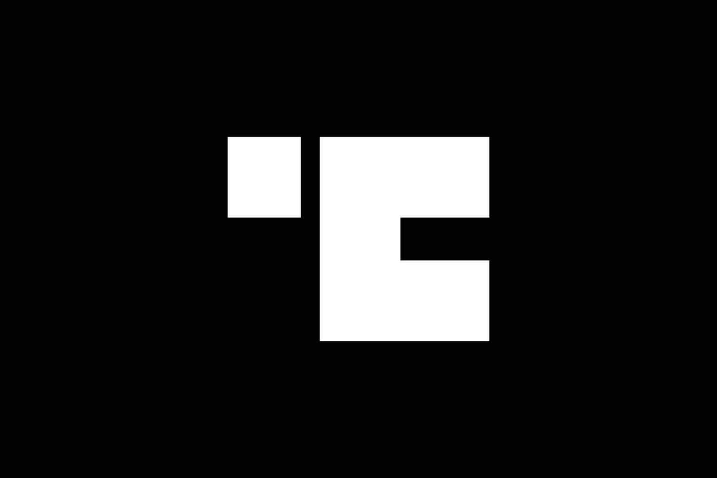 lettera t c logo design modello vettore