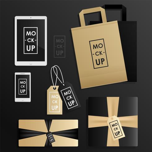 Set modello di corporate identity design vettore