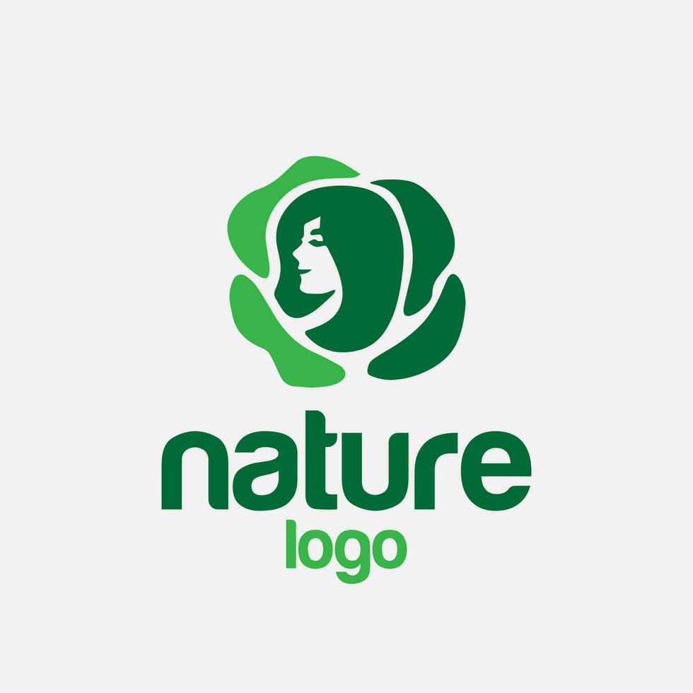 design del logo della natura vettore