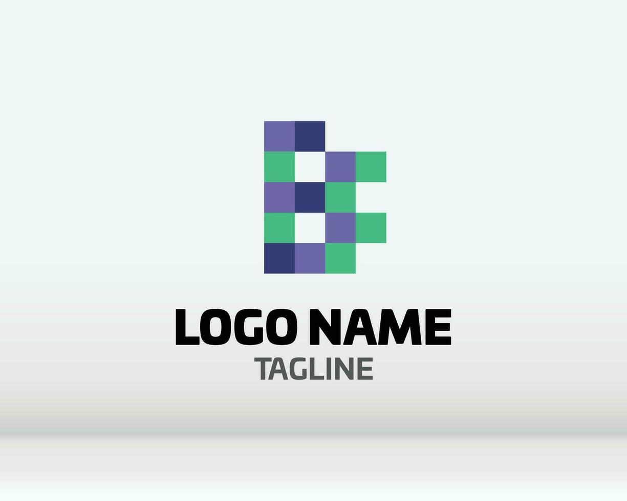 logo lettera B design vettore arte lettera