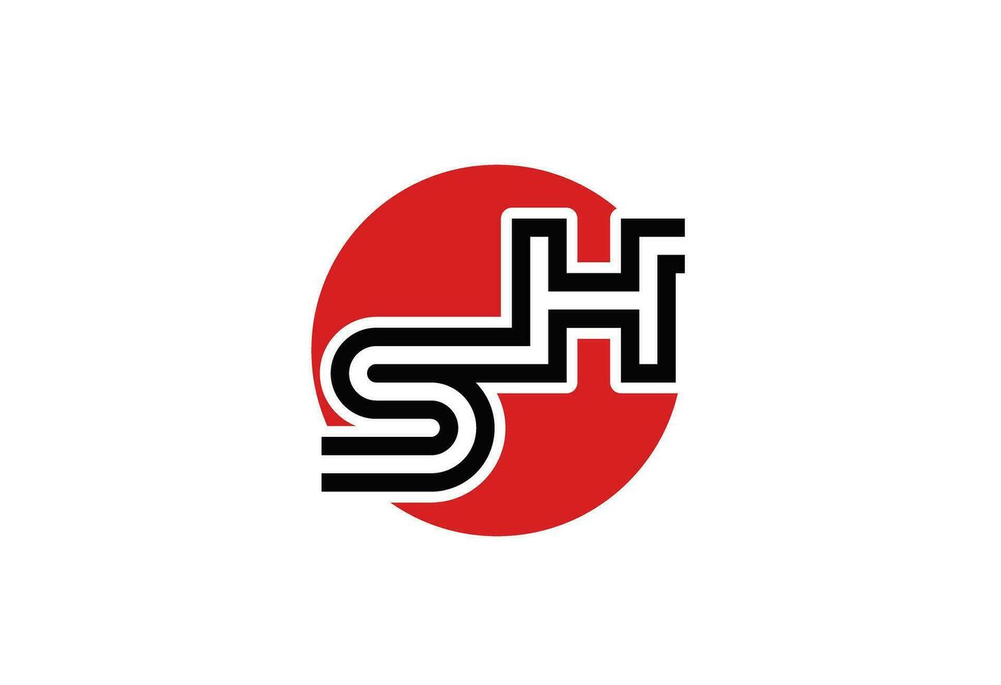 hs o hs logo vettore moderno logo