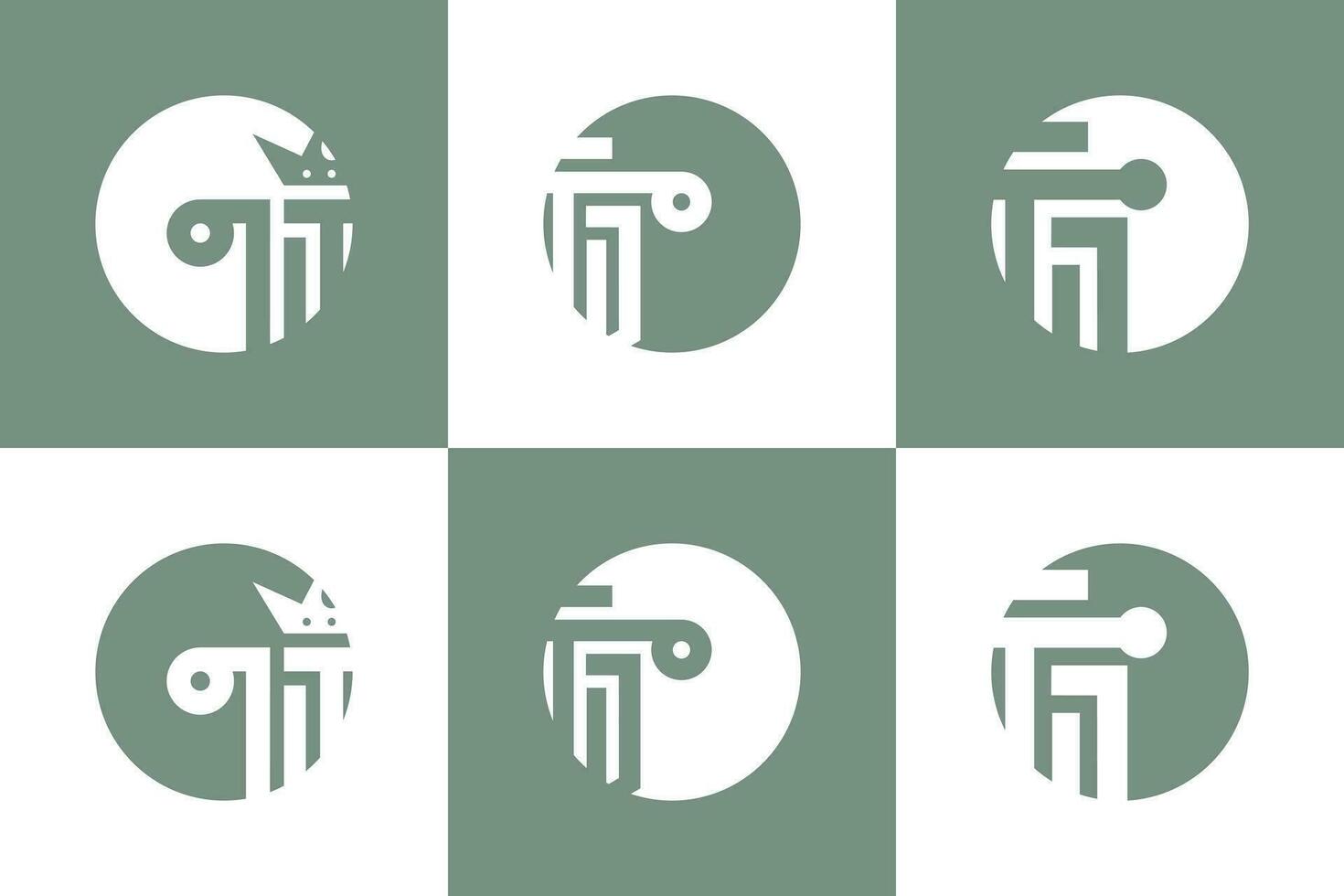 collezione di avvocato logo design fascio con creativo concetto premio vettore