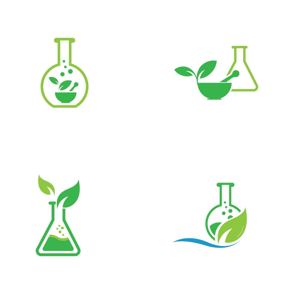 disegno dell'illustrazione delle immagini del logo della medicina naturale vettore