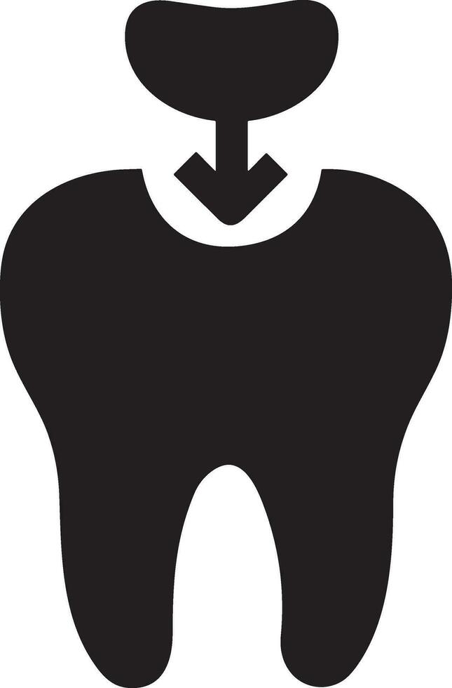 dente dentista icona simbolo Immagine vettore. illustrazione di il dentale medicina simbolo design grafico Immagine vettore